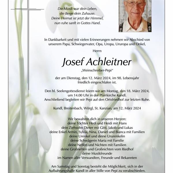 Josef+Achleitner